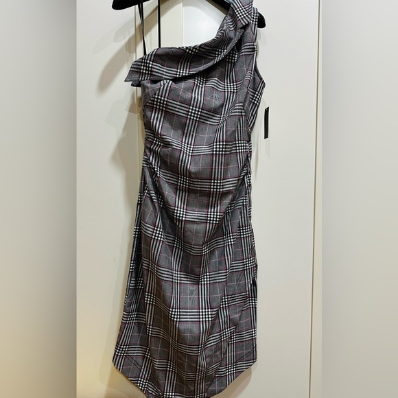 Maeve One-Shoulder Asymmetrical Slim Midi Dress Size 4P - Picture 5 of 7